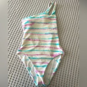 Becca One Shoulder Tie Dye One Piece